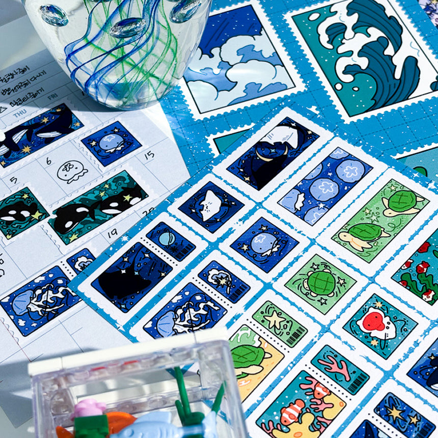 Starlight Sea Stamp Sticker