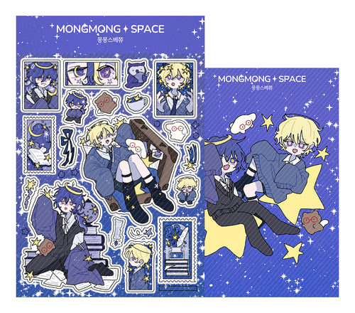 Cosmo & Celuna Lab Sticker