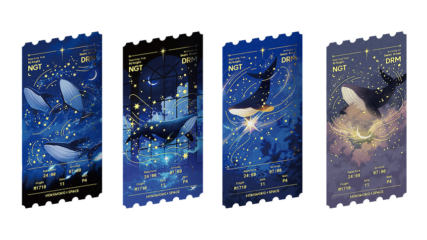 Warm Night of Light Postcard Set (4 Designs)