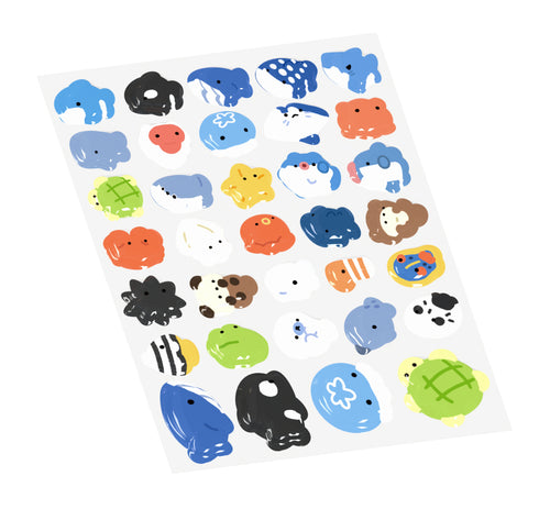 Bong Bong Ocean Friends 3D Sticker