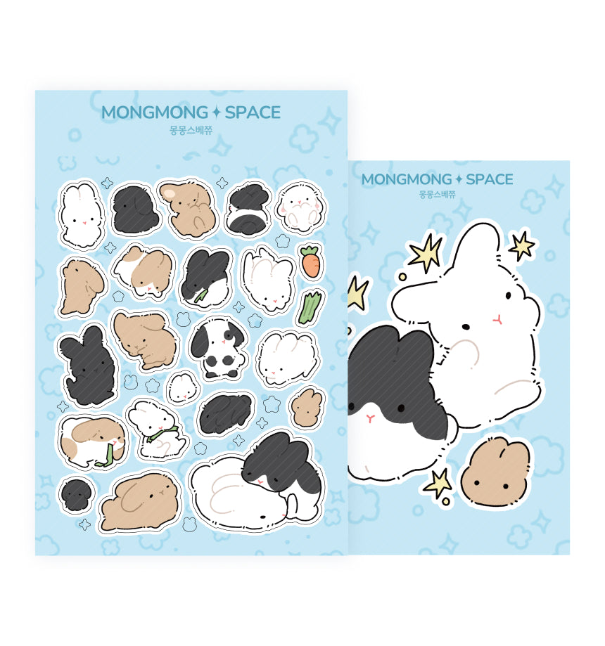 Hoppy Rabbit Seal Sticker