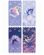 Purple Clouds Postcard Set (4 Designs)