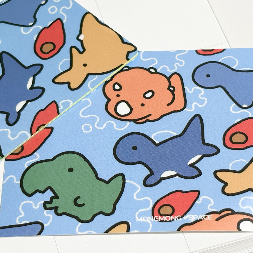 Hungry Dino Credit Card Sticker (2 pcs)