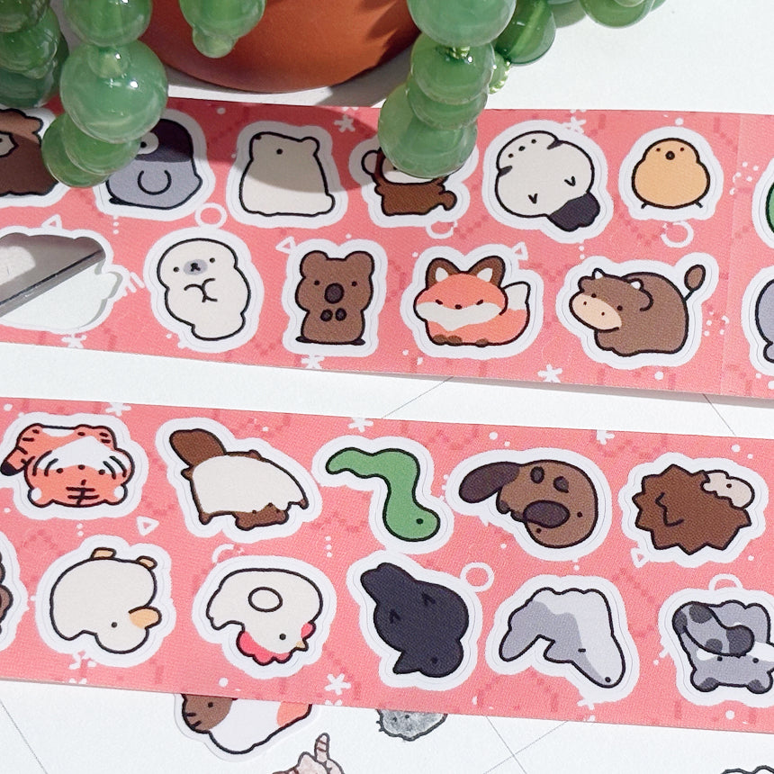 Soft Animal Kiss-Cut Tape