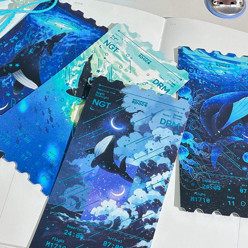 Blue Light Night Postcard Set (4 Designs)