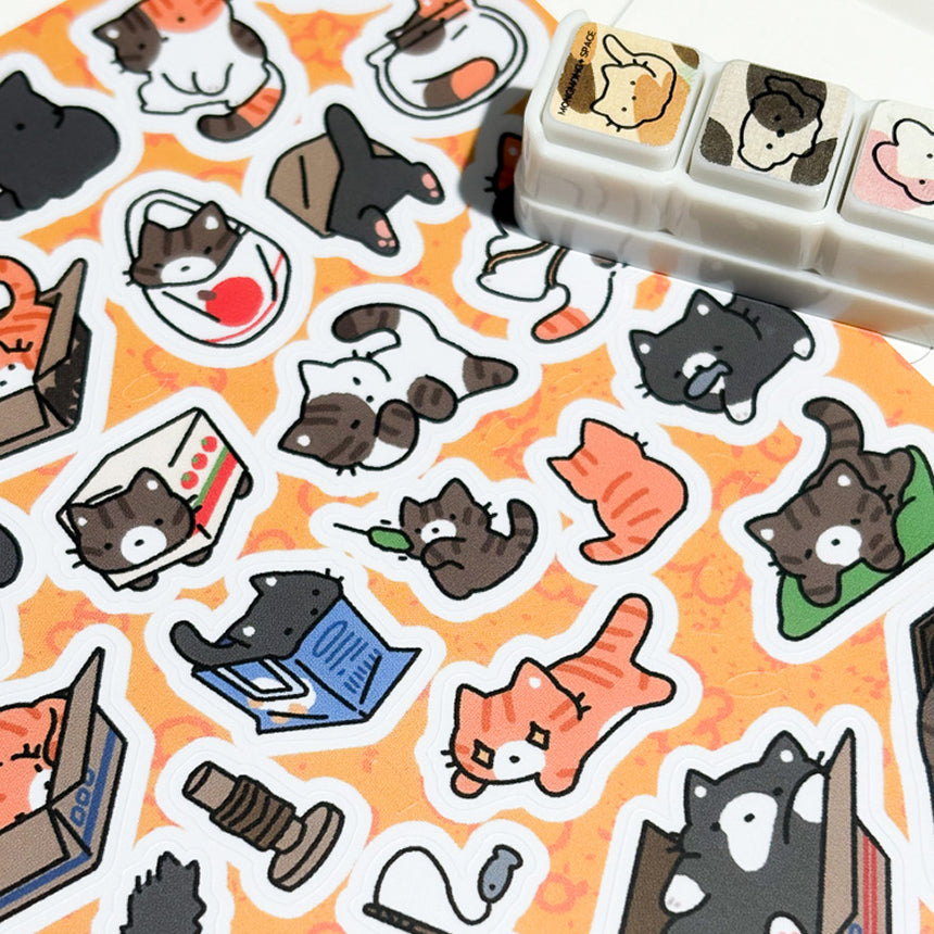 Cat's Day Sticker