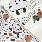 Fluffy Long-Tailed Tit Sticker