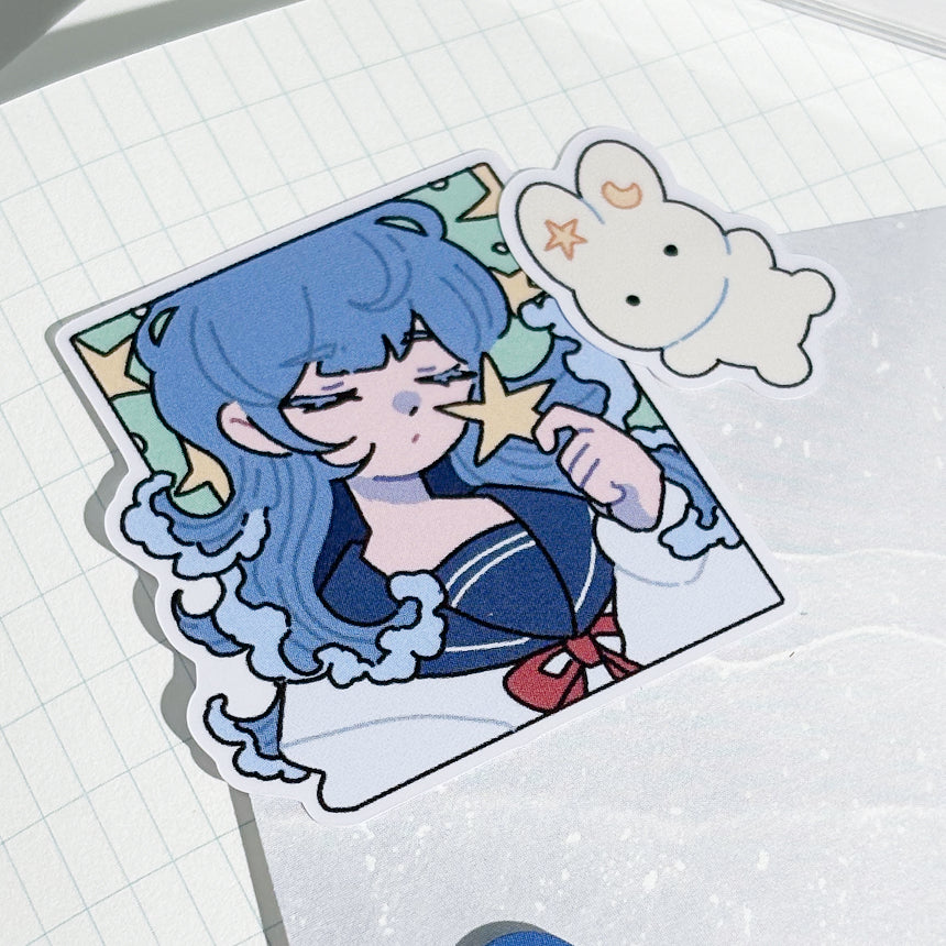 Child of the Waves Sticker