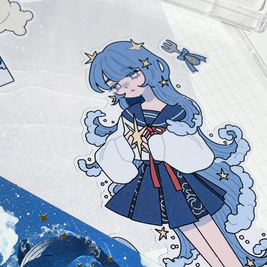 Child of the Waves Sticker