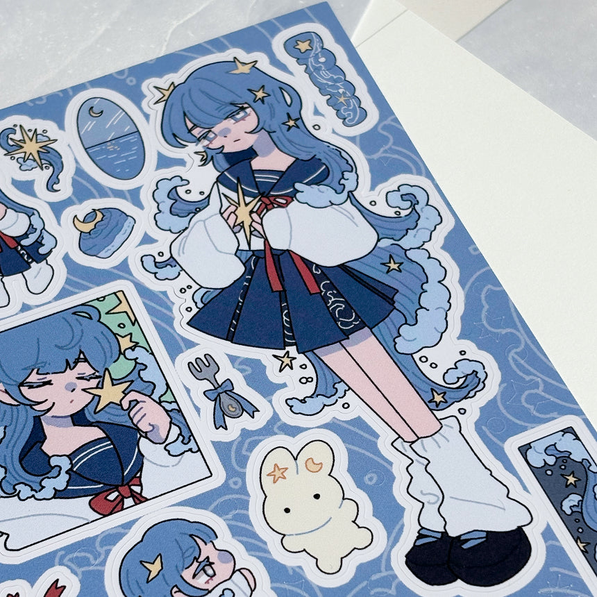 Child of the Waves Sticker