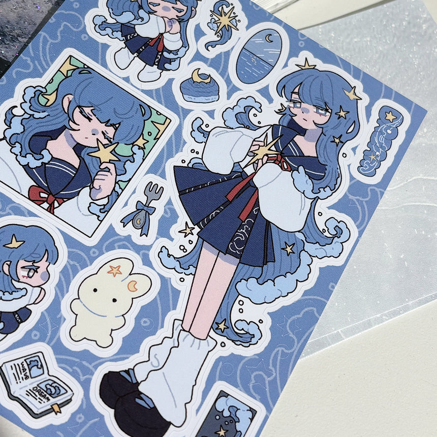 Child of the Waves Sticker