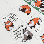 Fluffy Fox Sticker