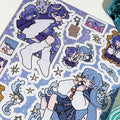 Moonlight Wave Sticker