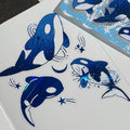 Blue Afterglow Sticker