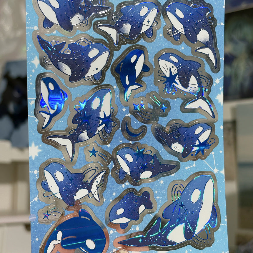 Blue Afterglow Sticker