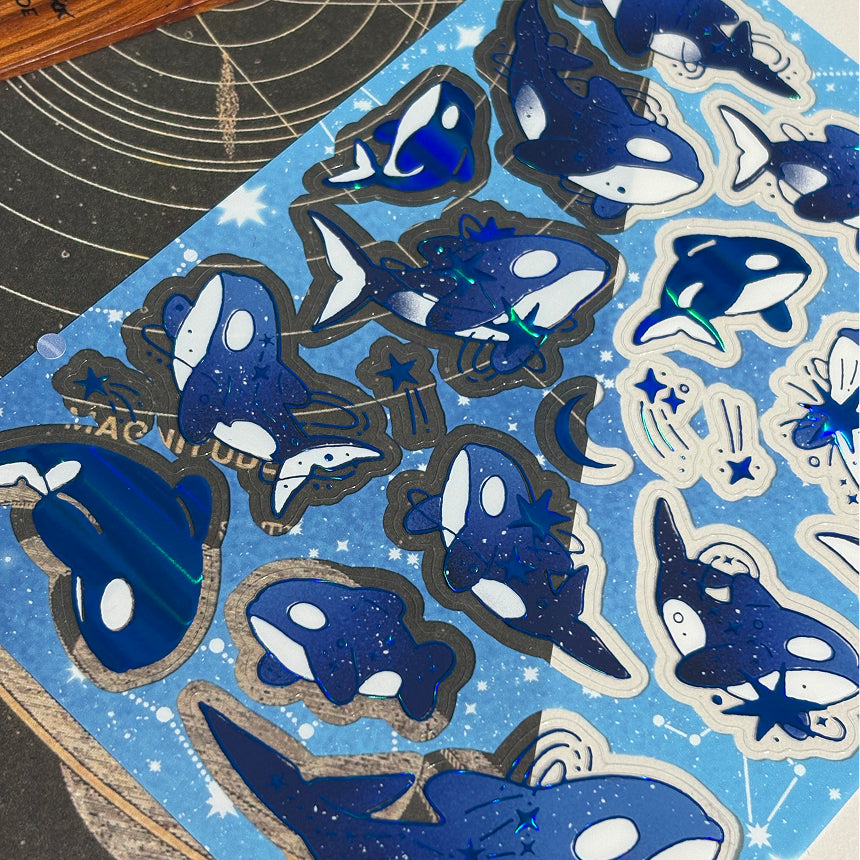 Blue Afterglow Sticker