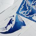 Pieces of Blue Sticker