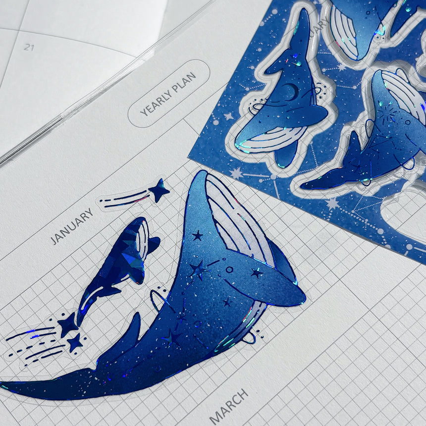 Pieces of Blue Sticker