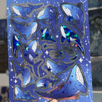 Pieces of Blue Sticker
