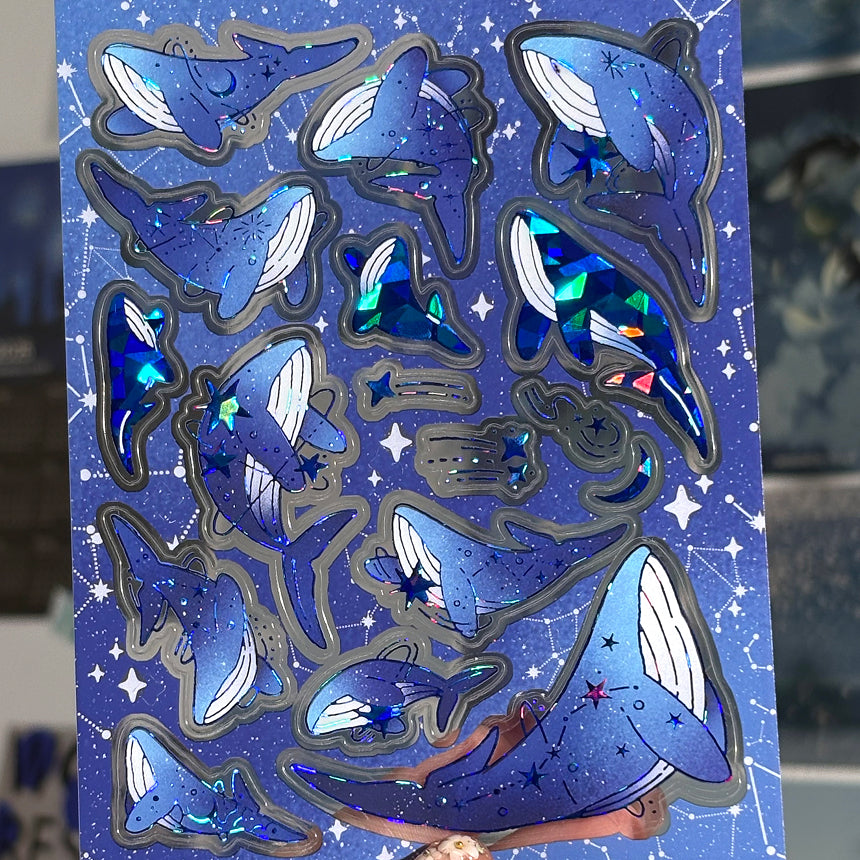 Pieces of Blue Sticker