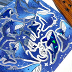 Pieces of Blue Sticker