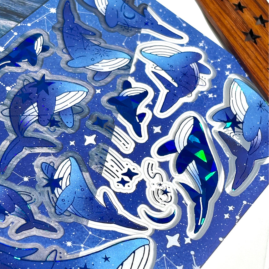 Pieces of Blue Sticker