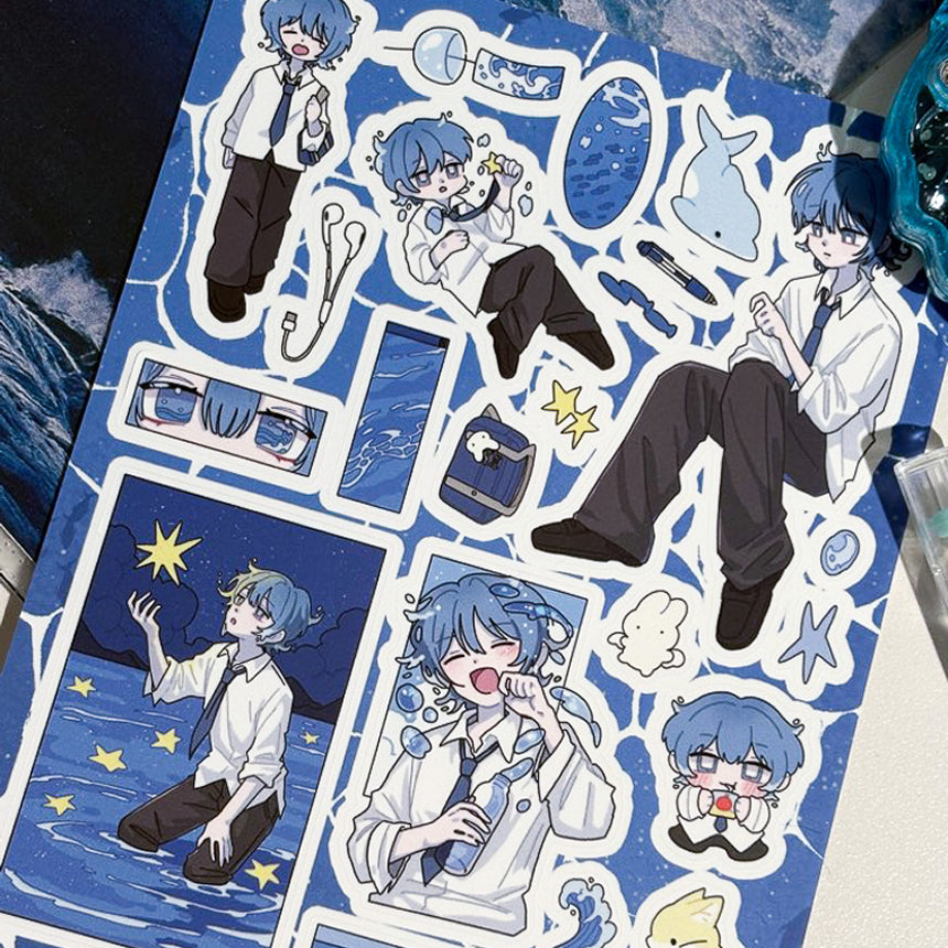 Starlit Sea Sticker