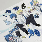 Starlit Sea Sticker