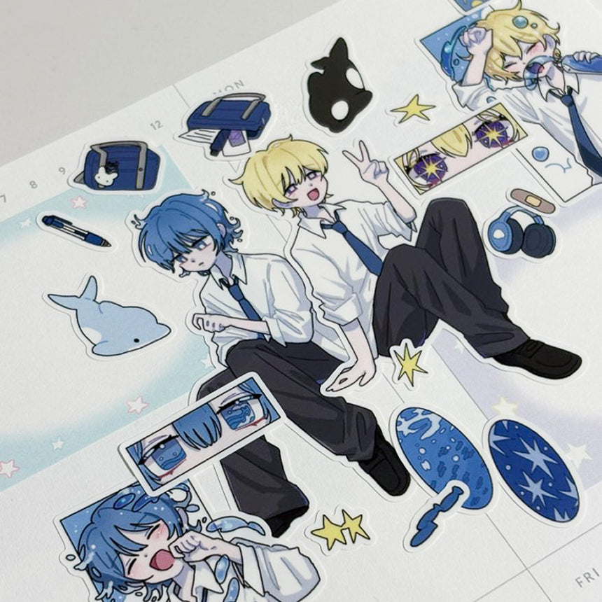 Starlit Sea Sticker