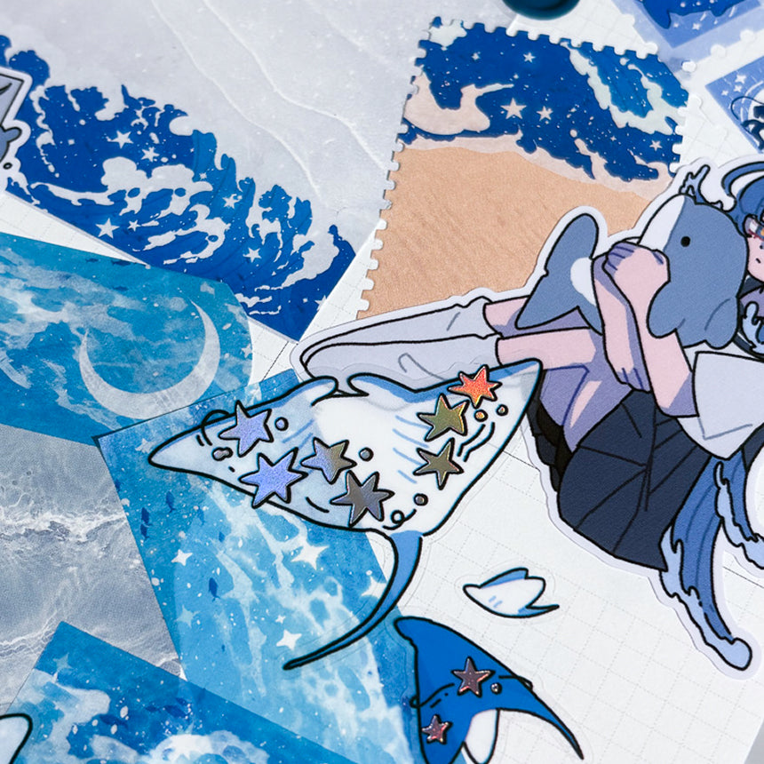 Moonlit Wave Washi Tape