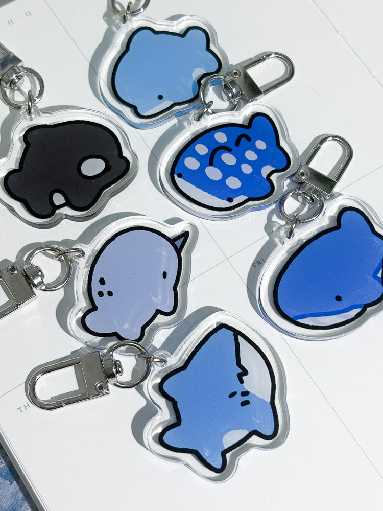 Splash Sea Friends Double-Sided Random Acrylic Keychain