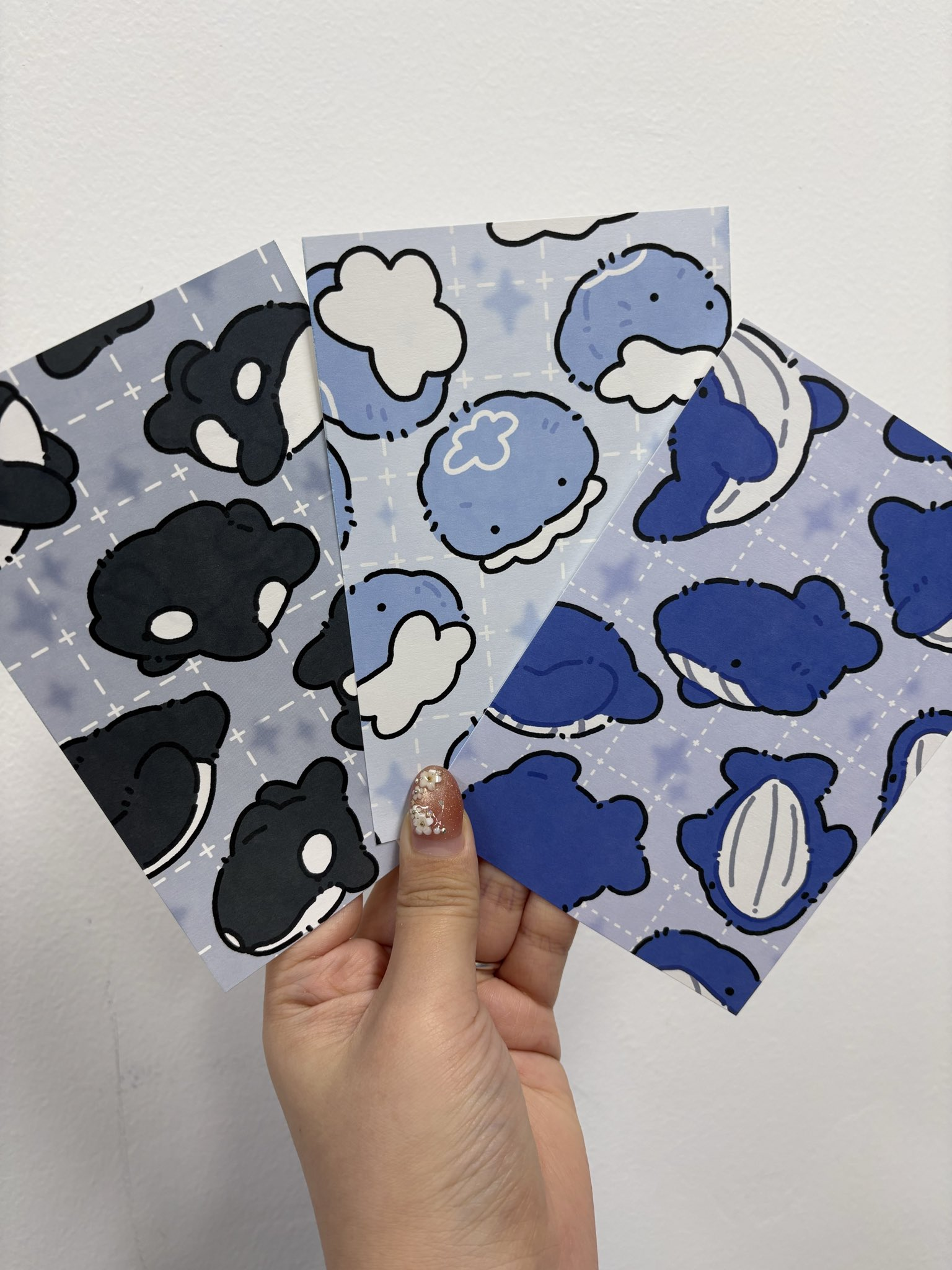 Fluffy Sea Friends Postcards