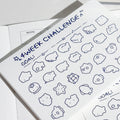 Sea Friends 4-Week Challenge Sticky Memo Pad (50 Sheets)