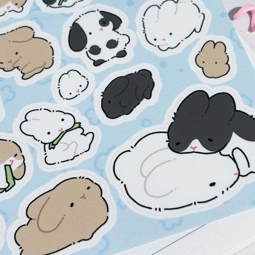Hoppy Rabbit Seal Sticker