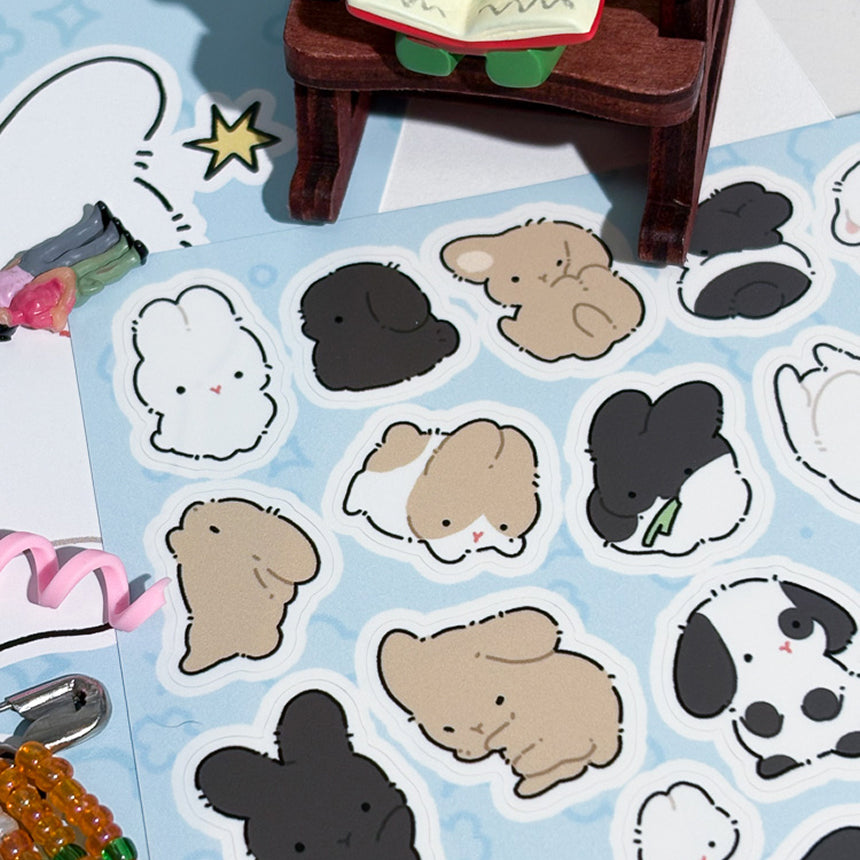 Hoppy Rabbit Seal Sticker