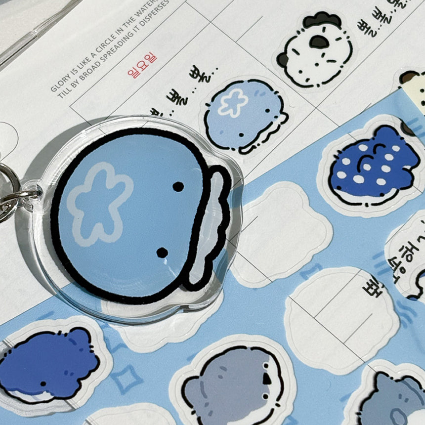 Fluffy Sea Friends Seal Sticker
