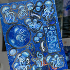 Night of Flowing Light Sticker