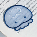 Floating Jellypi Fabric Bookmark