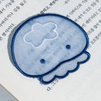 Floating Jellypi Fabric Bookmark