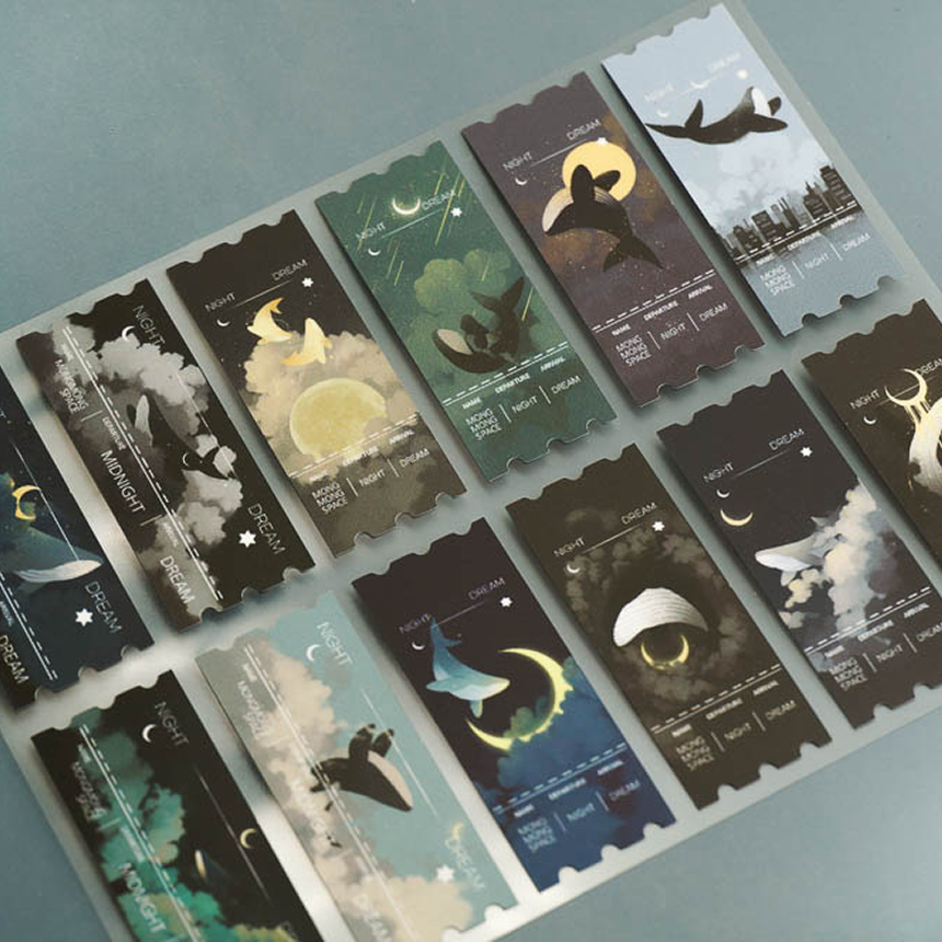 Serene Night Sticker