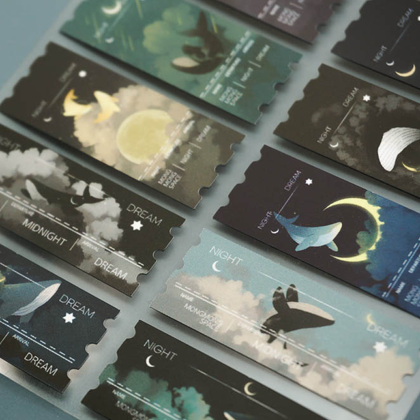 Serene Night Sticker