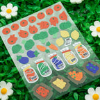 Fancy Veggie Shop Sticker