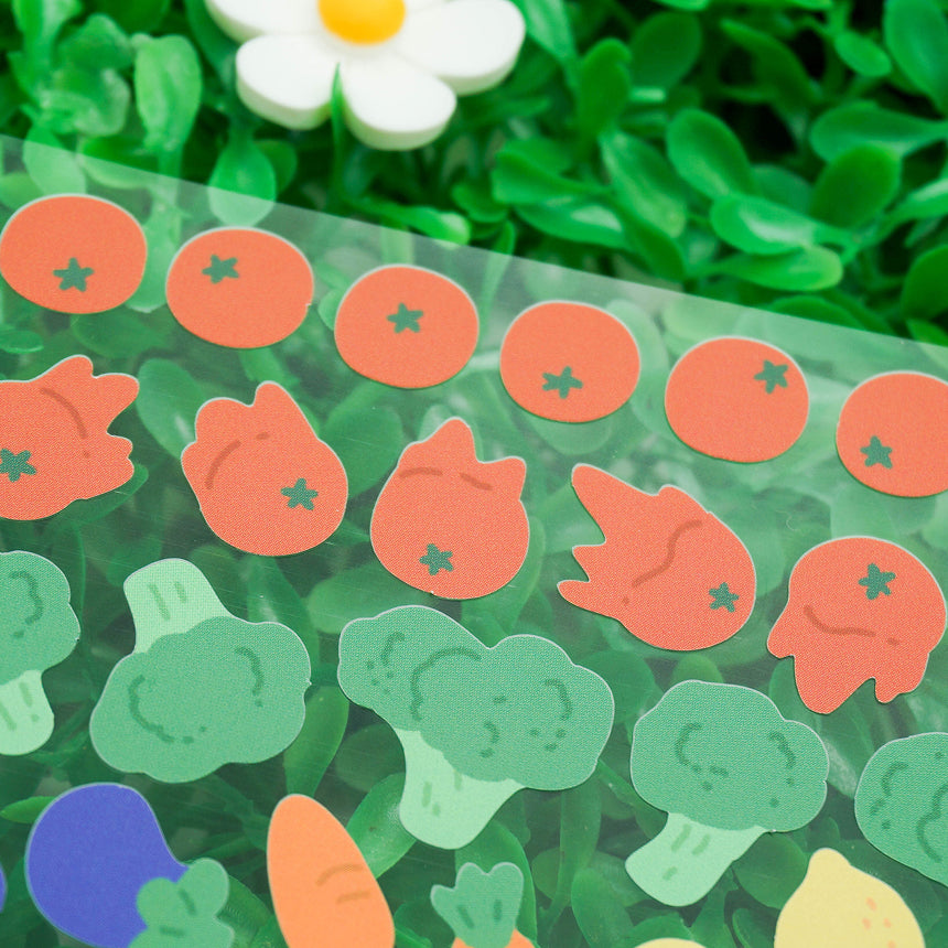 Fancy Veggie Shop Sticker