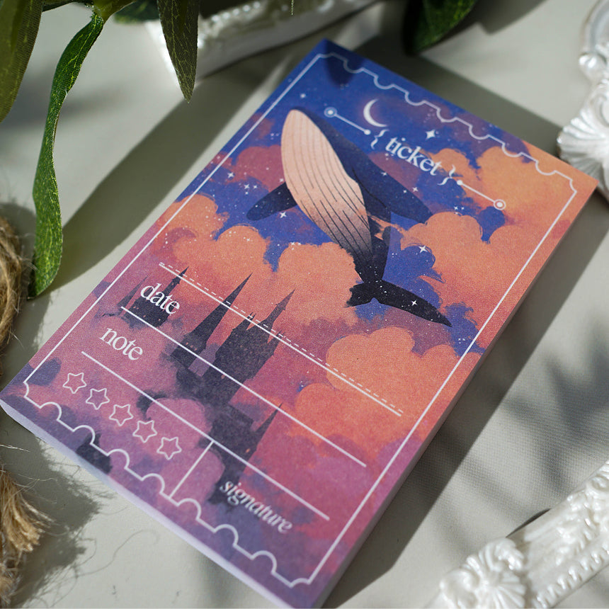 Sunset Ticket Memo Pad