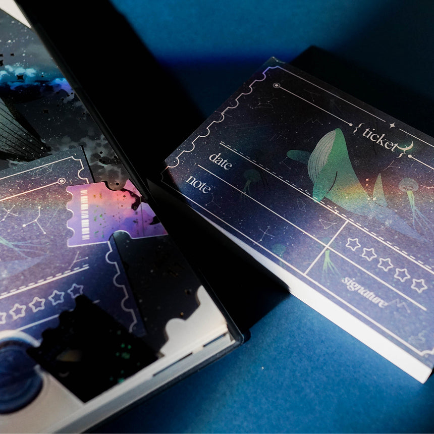 Starlight Sea Ticket Memo Pad