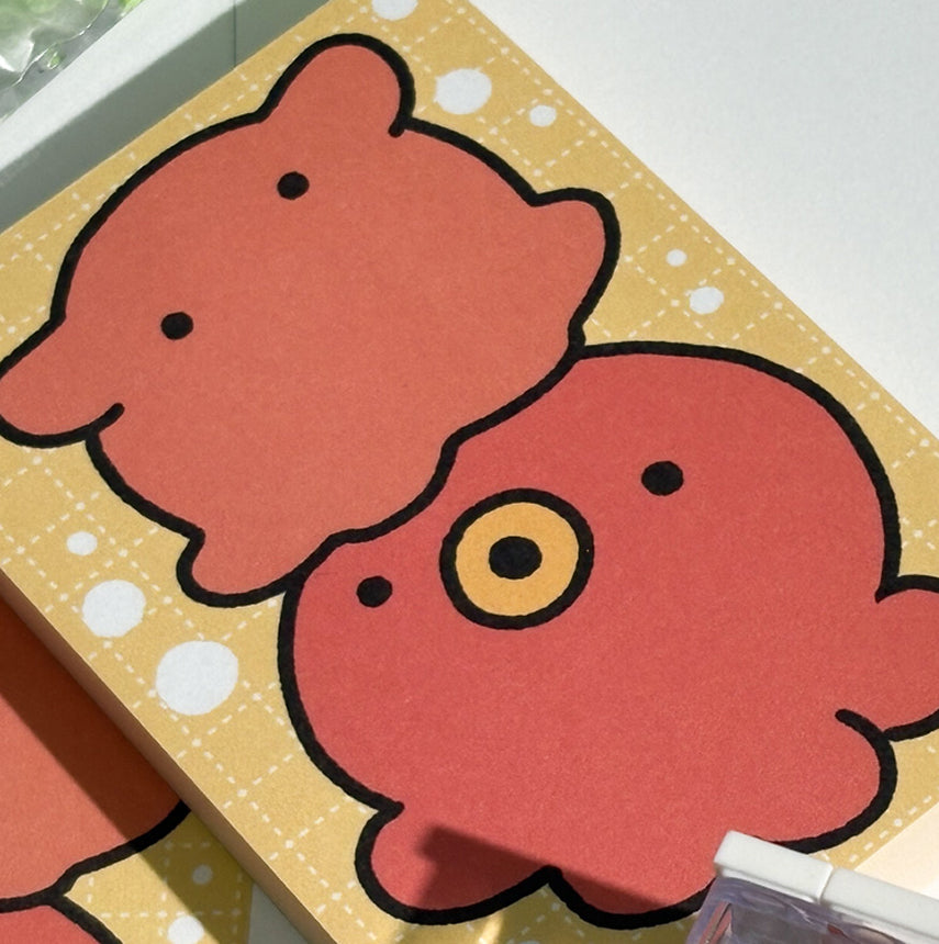 Soft Octopus Memo Pad
