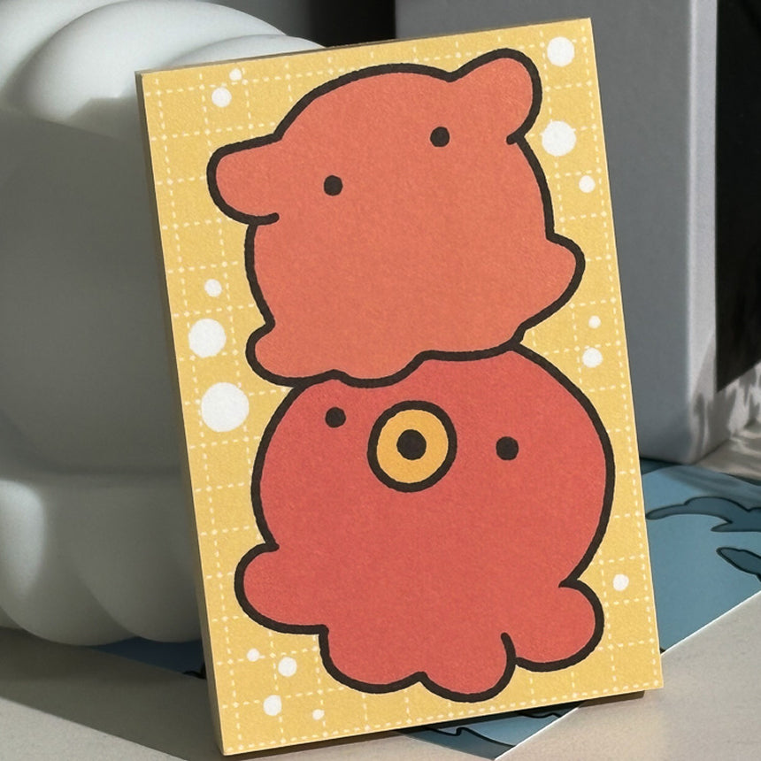 Soft Octopus Memo Pad