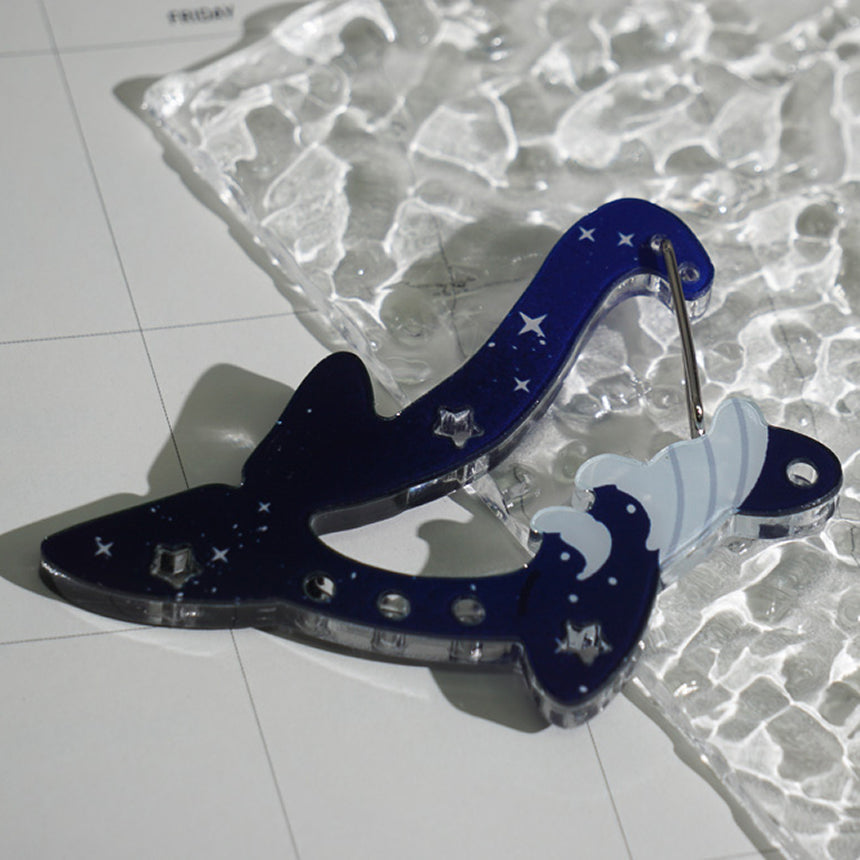 Starlight Night Acrylic Carabiner