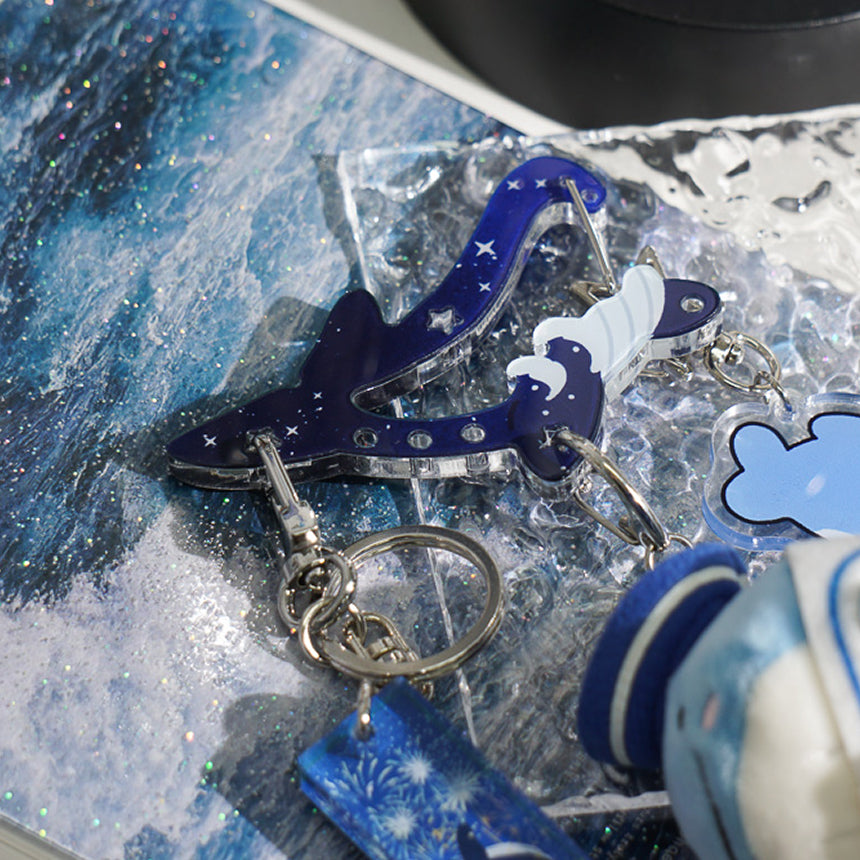 Starlight Night Acrylic Carabiner