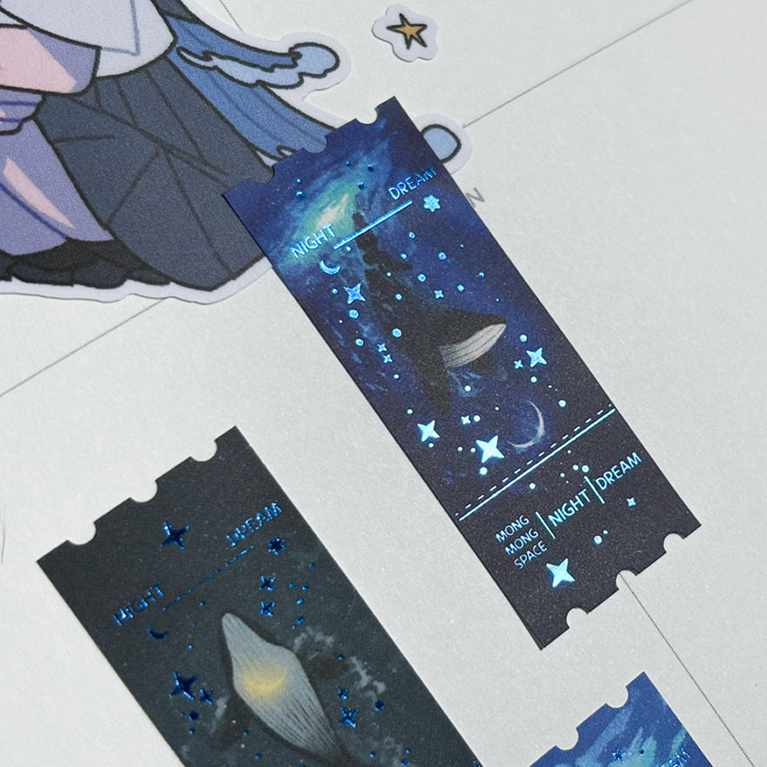 Deep Blue Night Sticker